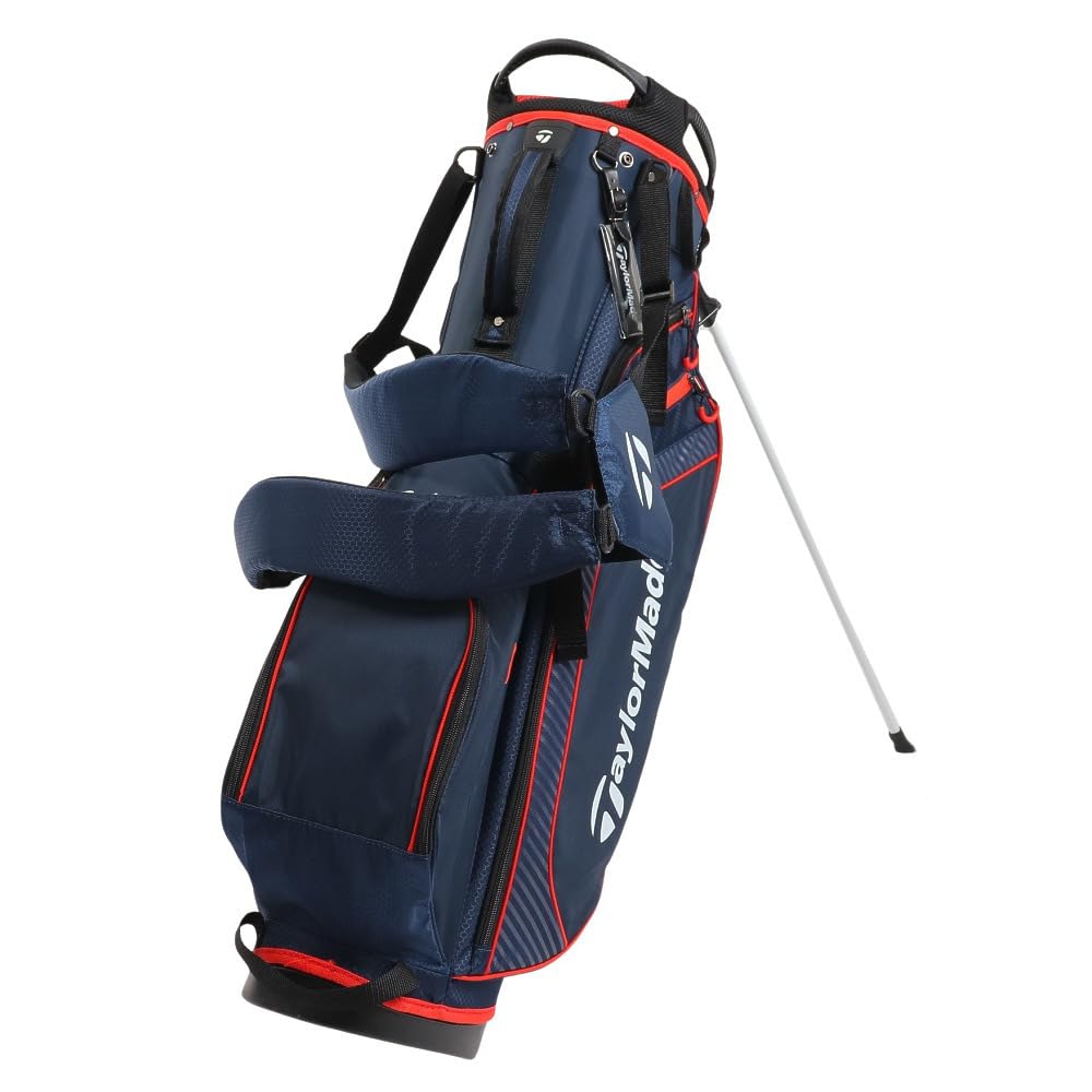 

TaylorMade Carry Light 4-Way Stand Bag, Navy/Red, Men s, 21SS N78451