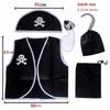 Adult Unisex Caribbean Pirate Costume - Non-Woven Fabric