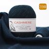 Alashan Cashmere Yarn: 6+6 Goat, Mink Blend, Medium-Thick Hand-Knitting Yarn for Scarves