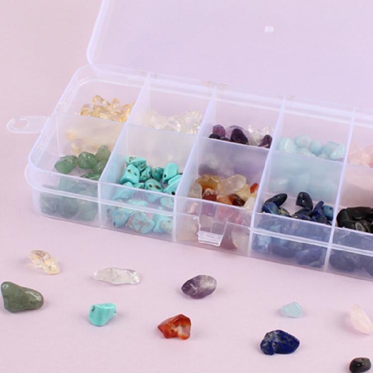 Irregular Natural Stone DIY Craft Accessories Combination Gemstone Beads 10 Grids  Bracelet Earring Making