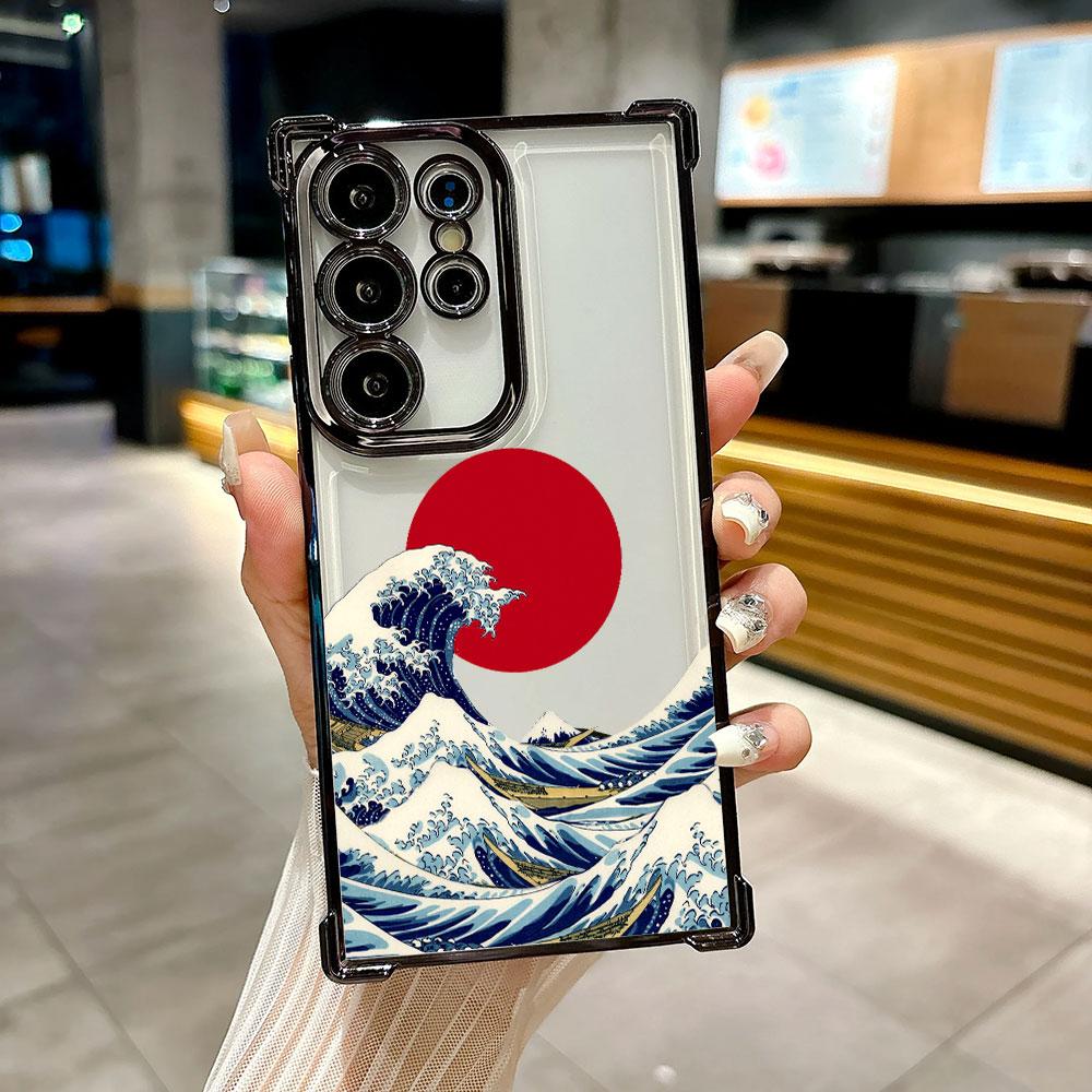 

Япония Аниме Великая волна в Канагаве Чехол Для телефона Galaxy S26Ultra Для Samsung S26 S25 S24 S23 S21 Ultra S20 FE S25 Plus Чехол Galaxy S20 Ultra
