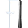 Car AM Antenna Car FM Antennas Hard Anodized Black Finish Receivers For Cars Short Antennas For Pickup Trucks