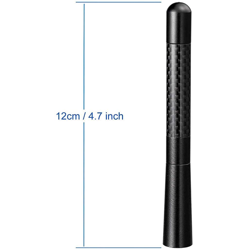 Car AM Antenna Car FM Antennas Hard Anodized Black Finish Receivers For Cars Short Antennas For Pickup Trucks