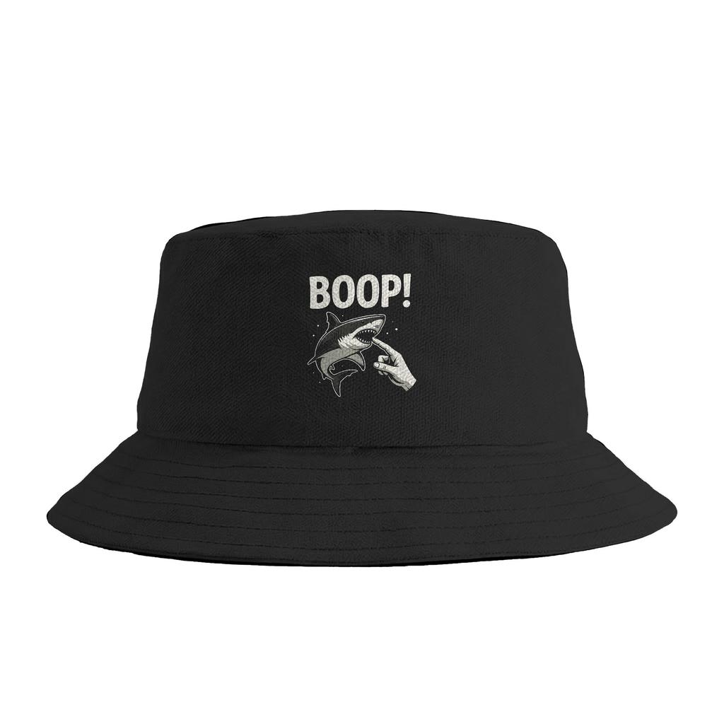 Funny Boop Shark Meme Bucket Hat For Unisex FisherUnisex Hats Vintage Fishing Caps Portable Street Style Printed Sun Hats