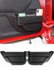 Savadicar DP4 Front Door Storage Pockets Cup Side Insert Box Organizers for Jeep Wrangler JK JKU Interior Expansion Patented 2 Pieces (No Holders),
