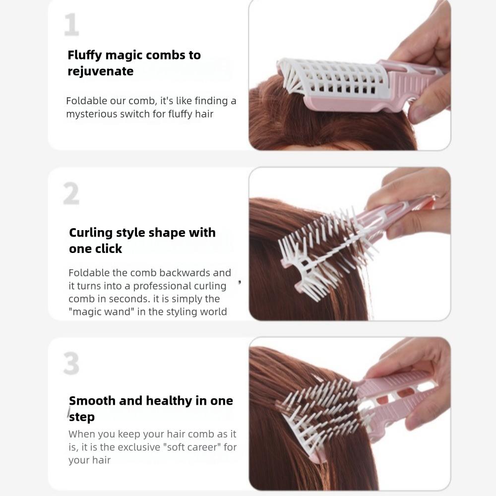 Bangs Shaping Detangling Hair Brush Universal Hair Styling Comb  Dry and Wet Hair