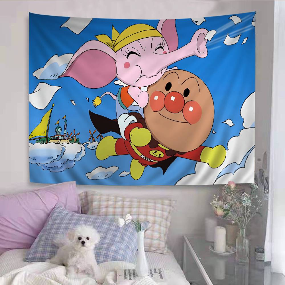 Anpanman Anime DIY Wall Tapestry For Living Room Home Dorm Decor Wall Art Decor
