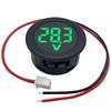DC 4-100V DC Digitales Voltmeter-Kopfstück Verpolungsschutz LED Digitalanzeige Runder Voltmeter-Kopf Kleines Volt-Testwerkzeug