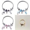 Stainless Steel Bracelet For Women With Bunny Pendant Elegant Jewelry For Gift Giving