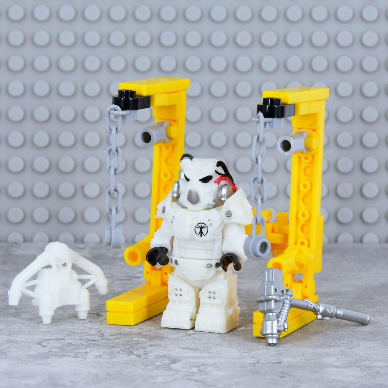 X-01 Askeri Askerler Mini Aksiyon fallouted Şövalyeler Braket Model Figürler Silahlar Robotlar Mecha Yapı Taşları Tuğlalar Oyuncaklar