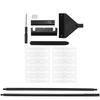 Aquarium Algae Scraper Aluminum Alloy Glass Fish Tank Algae Cleaner with Detachable Pole65cm with