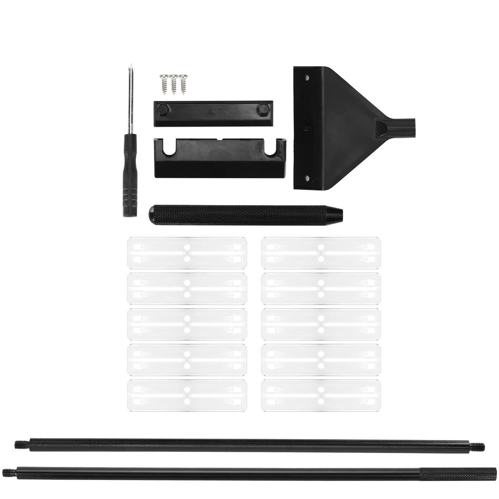 Aquarium Algae Scraper Aluminum Alloy Glass Fish Tank Algae Cleaner with Detachable Pole65cm with
