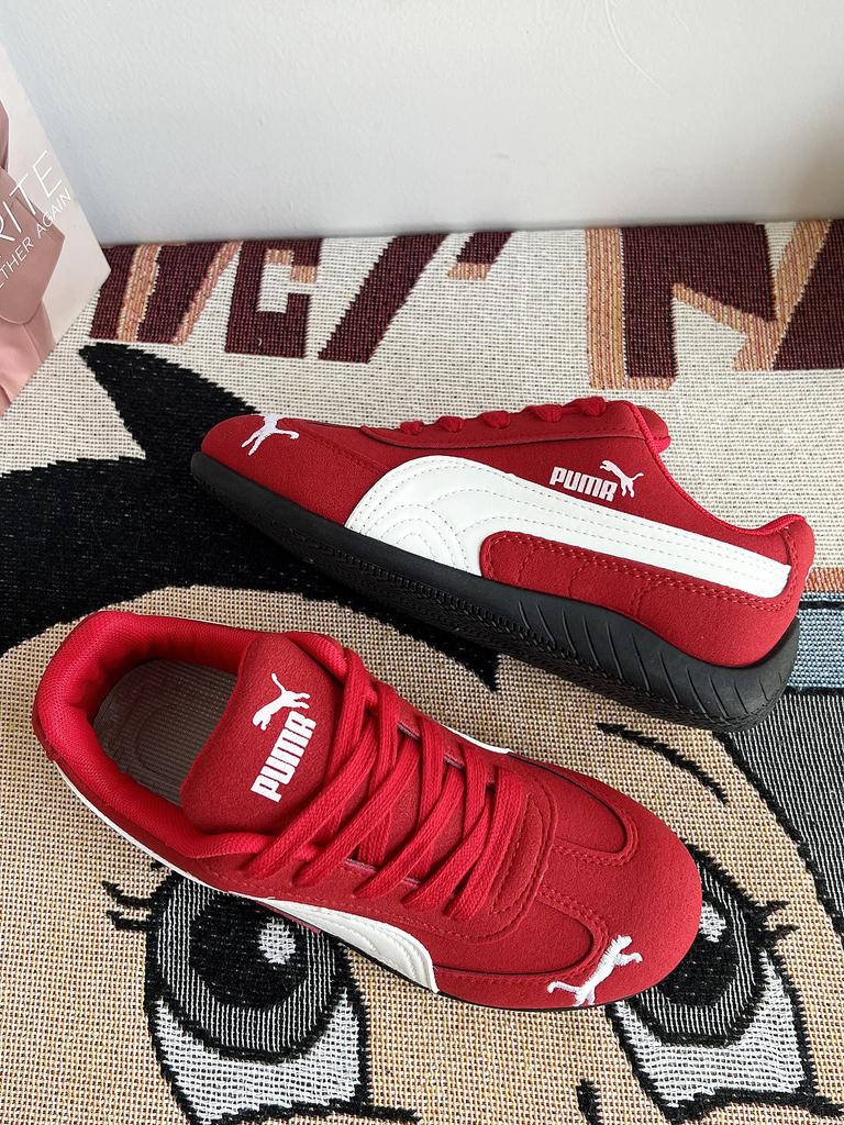 Red Shoes Men's Shoes Summer Breathable Board Shoes Men's Trendy, Versatile New Couples Casual Sports Moral Training Shoes Women