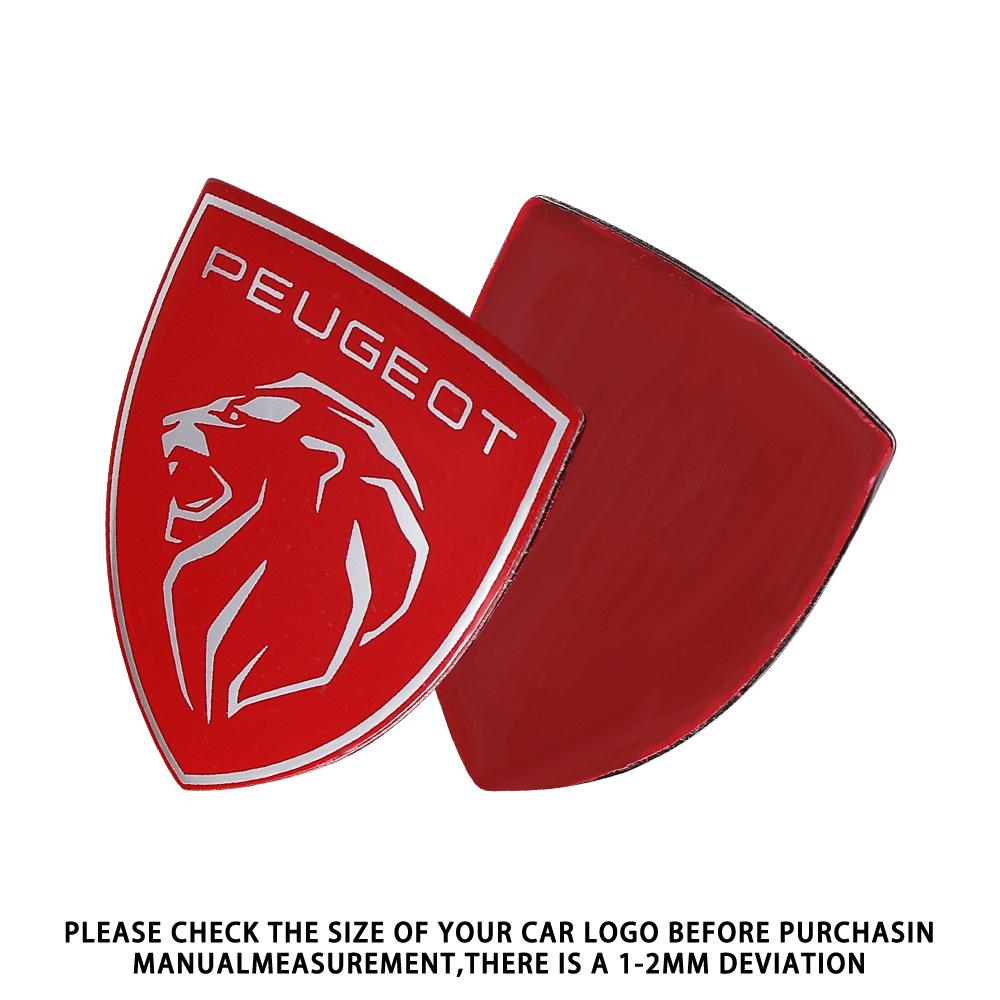 2026 Horká Samolepka na Auto Pro Peugeot 207 3008 206 208 308 5008 407 508 307 4008 2008 1ks Kryt Znak Střed Volantu Auta Embl