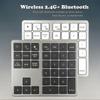 2.4G Wireless Bluetooth Number Pad, 35 Keys Portable Numpad for Laptop, PC, Windows, Mac - Remote Numeric Keypad