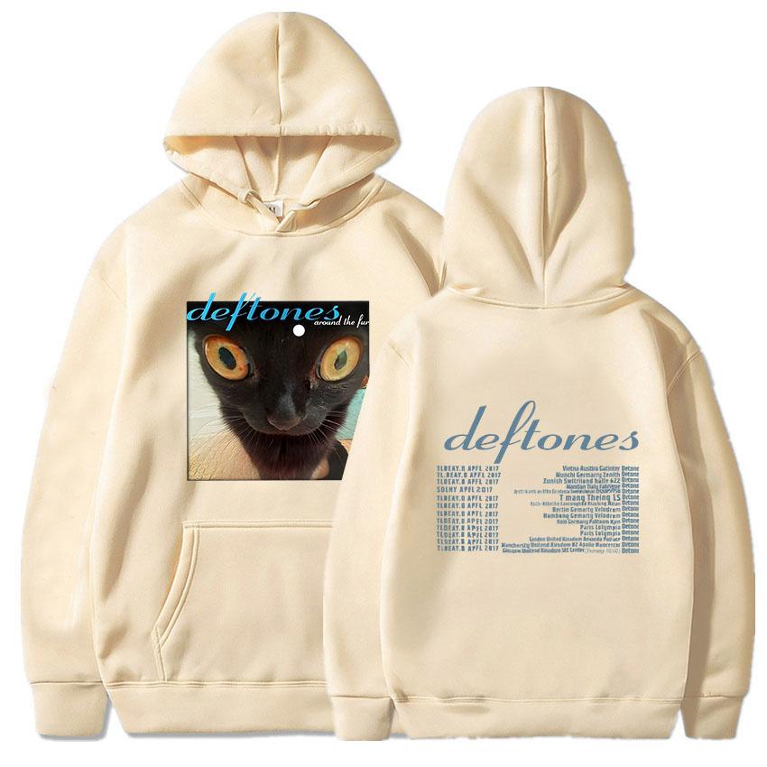 Deftones Hoodie for Autumn/Winter Fashion Comfortable Sweatshirts with Hooded Harajuku Clothing Ropa Hombre Retro Soft Pullovers