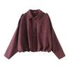 Women S Fleece Long Sleeve Pilot Jacket Coat