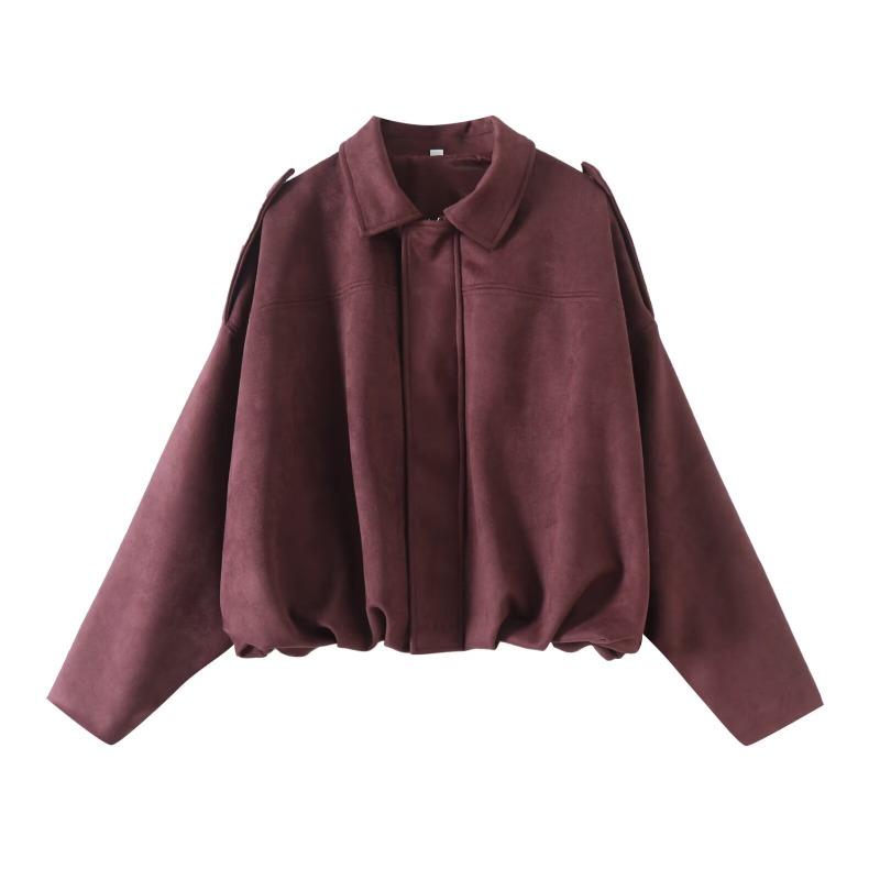 Women S Fleece Long Sleeve Pilot Jacket Coat