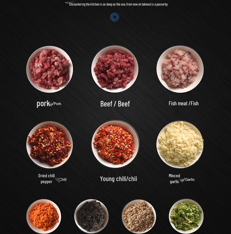 Household Electric Fully Automatic Meat Grinder: Multifunctional for Mincing, Stuffing, and Sausage Making