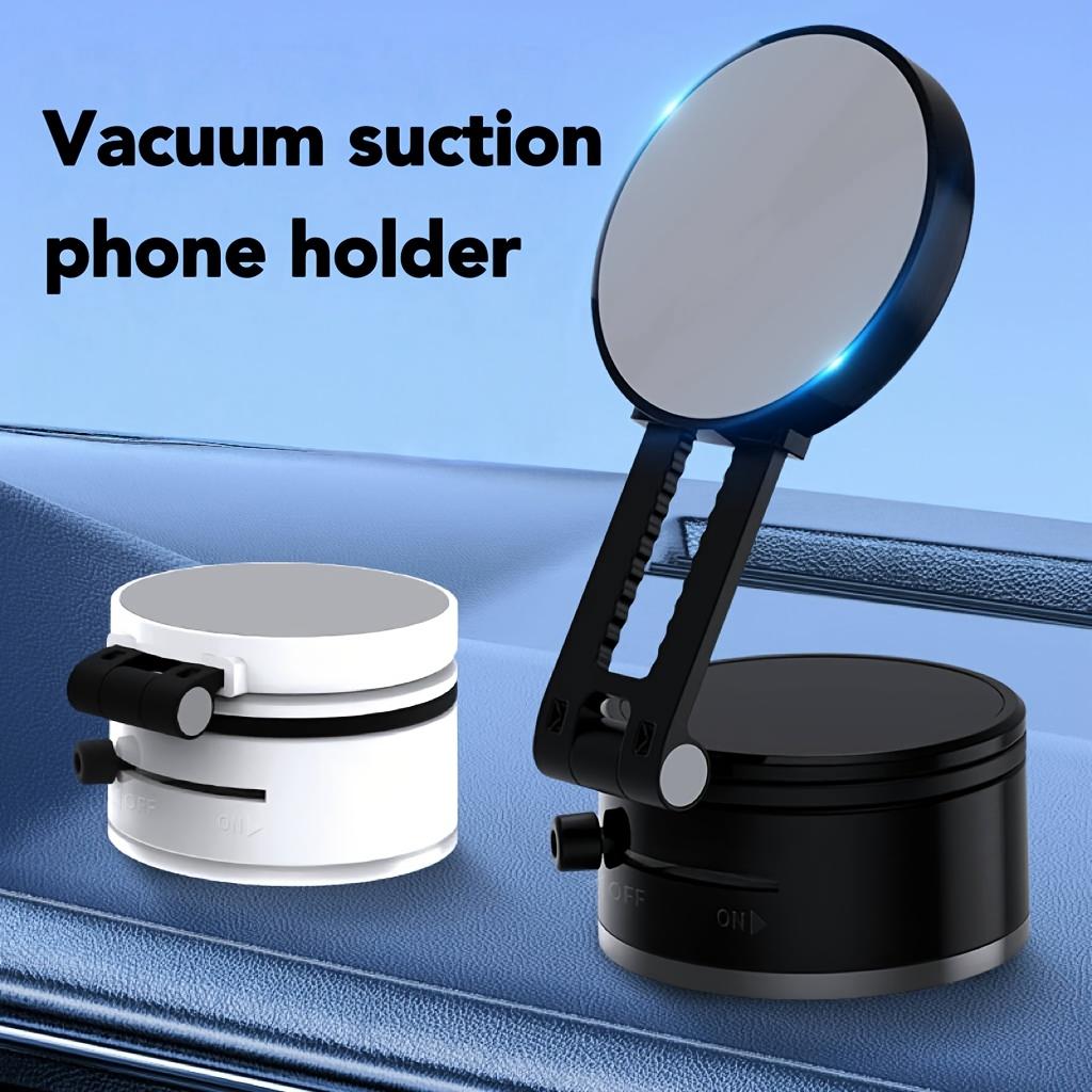 360-Degree Rotation Suction Cup Car Mount with High Magnet Magnetic Phone Holder for Vehicle Navigation Vacuum Suction Cup