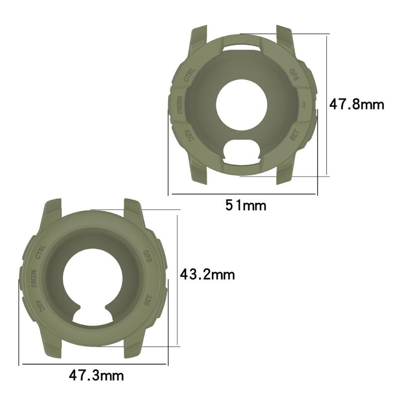 Silicone Protective Case Housing Guard for Smartwatch 40mm 45mm Dustproof Scratch Resistant Soft Cover Easy Installation