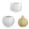 Striped Bell Shape Storage Jar Mold for Crafting Unique Candle Holders and Storage Boxes Perfect for Home Decors