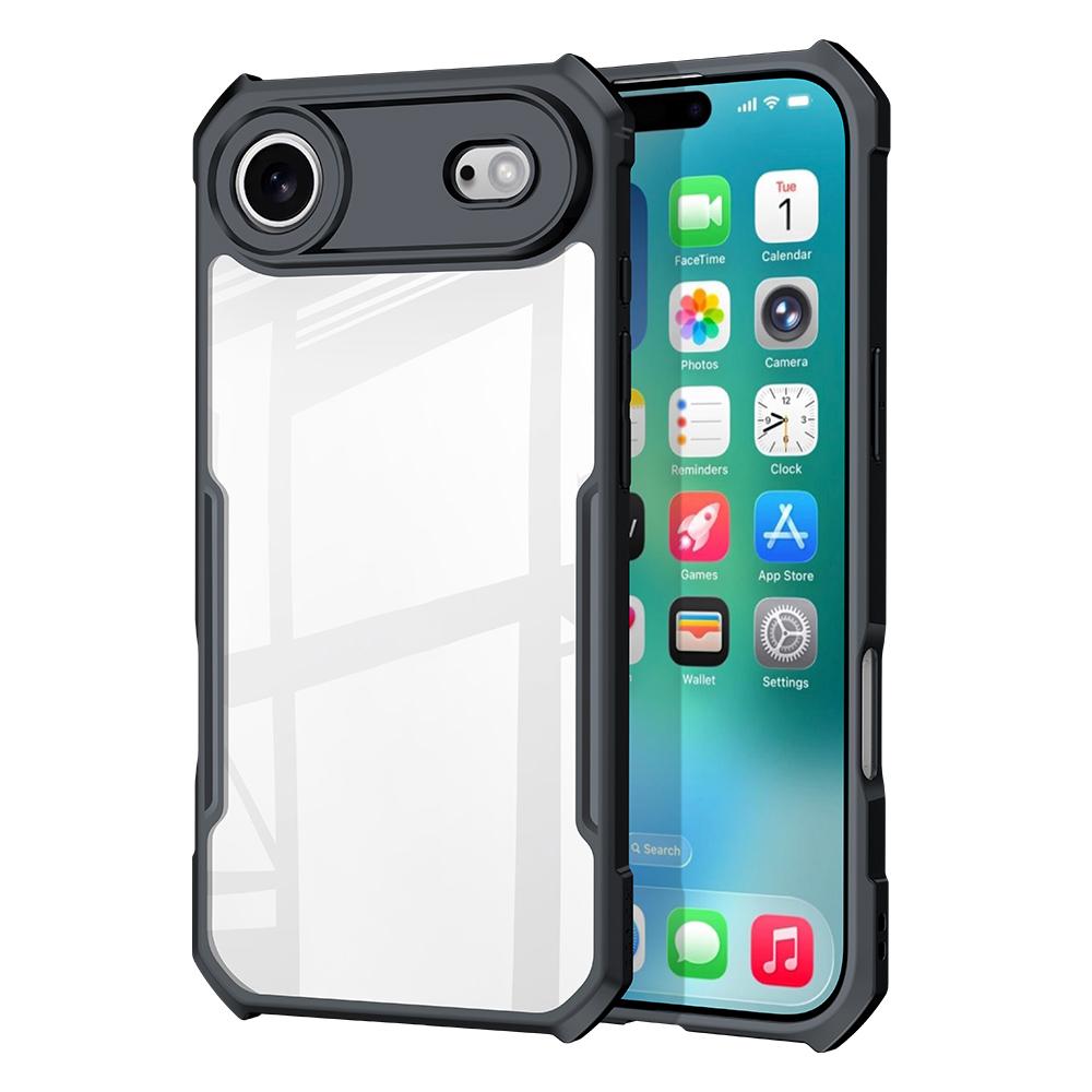 XUNDD For iPhone 17 Air Case Dropproof TPU+Acrylic Clear Back Phone Cover