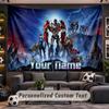 Wall Hanging Tapestry Custom NameTransformers Pattern Personalized Printed Fabric Wall Decor
