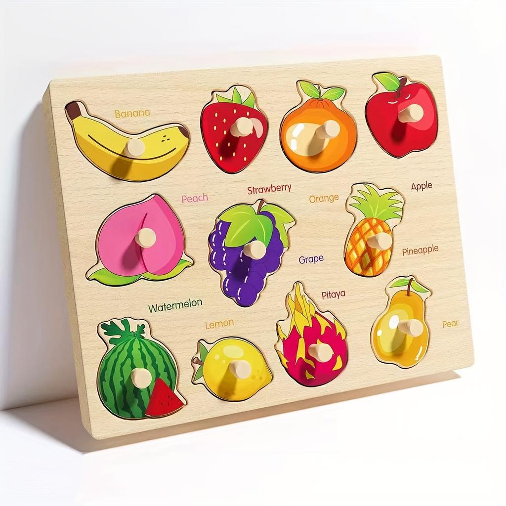 Wooden puzzle toys, suitable for preschool education puzzle toys for young children,