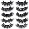 FOXESJI 3D Mink False Eyelashes Fluffy High Volume Eye Lashes Natural Wispy Full Strip Mink Eyelash Extension Bulk Lash Makeup