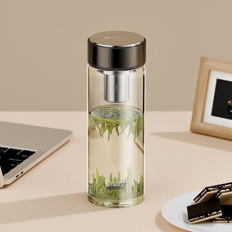 WANXIANG Borosilicate Glass Tea Infuser Bottle
