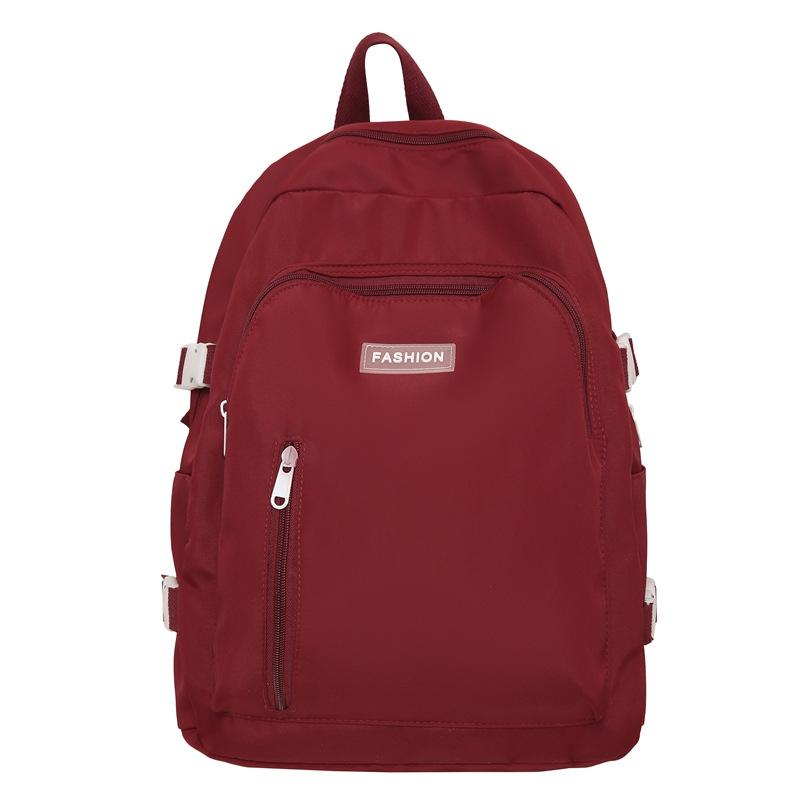 New Large-capacity Backpack Fashionable and Casual Simple Junior High School Schoolbag Large-capacity Travel Backpack