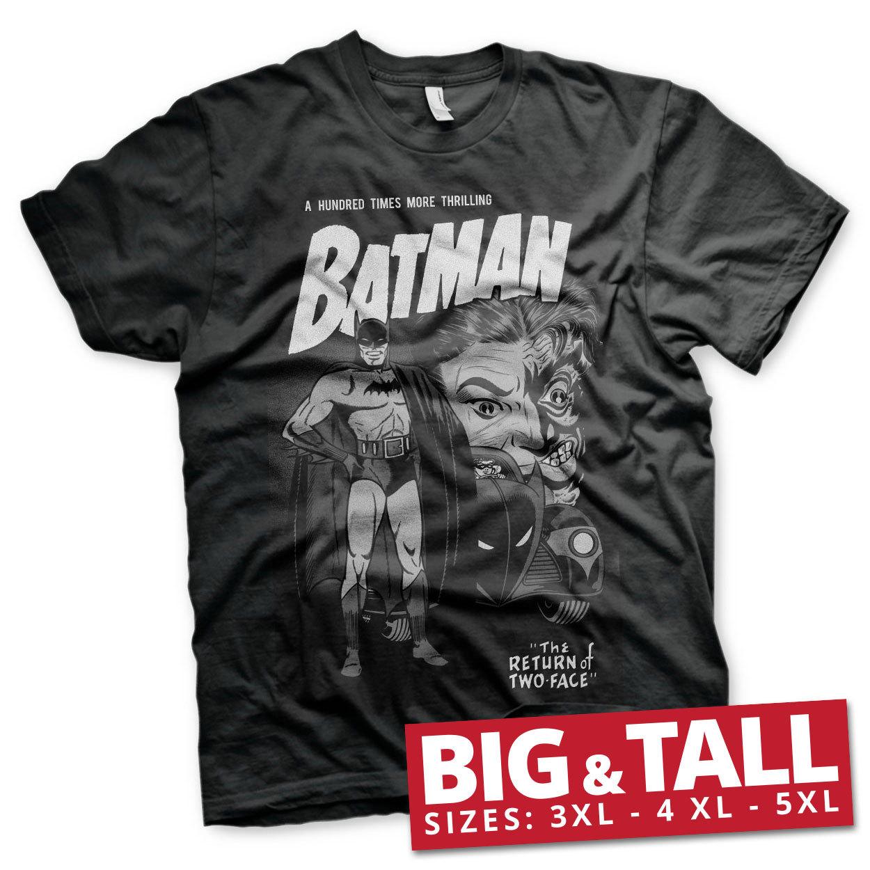 Officially Licensed Batman Return Of Double Sided Large Tall 3XL4XL5XL Sizes S