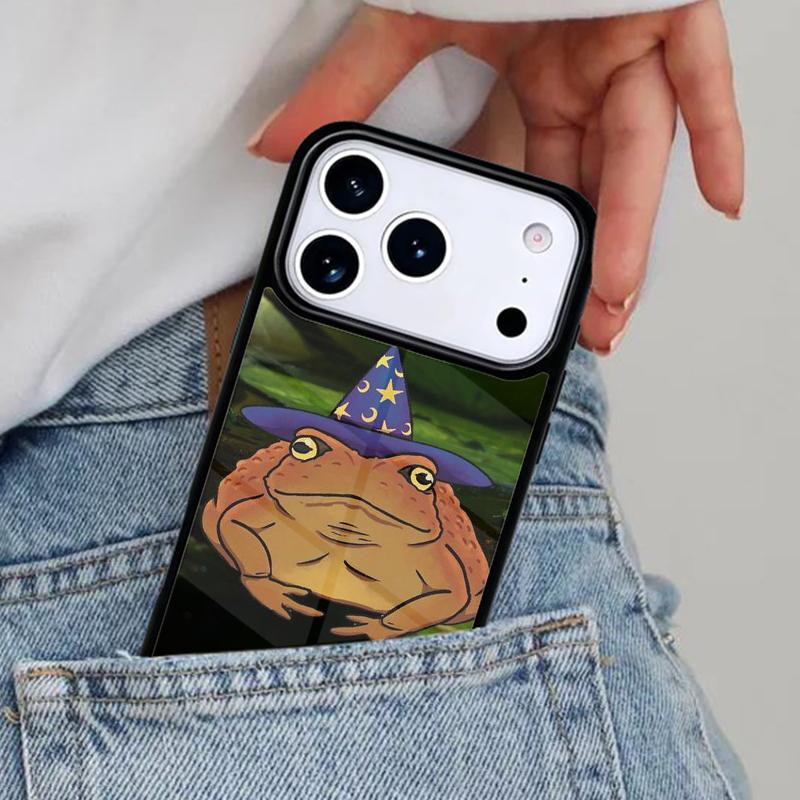 Witch Frog Phone Case for iPhone 17ProMax 12 13 14 15 16e 17 Pro Max Plus Air Cover