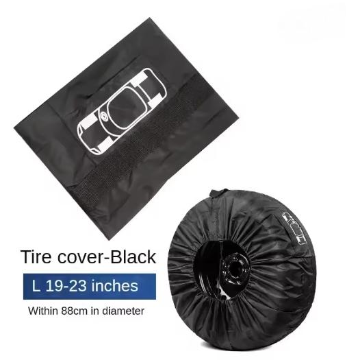 Spare Tire Cover Tote Bag SUV Small Car Wheel Protector 13-23 Inch Durable Storage Carry Handle Reinforced Strap Dust-proof Tool