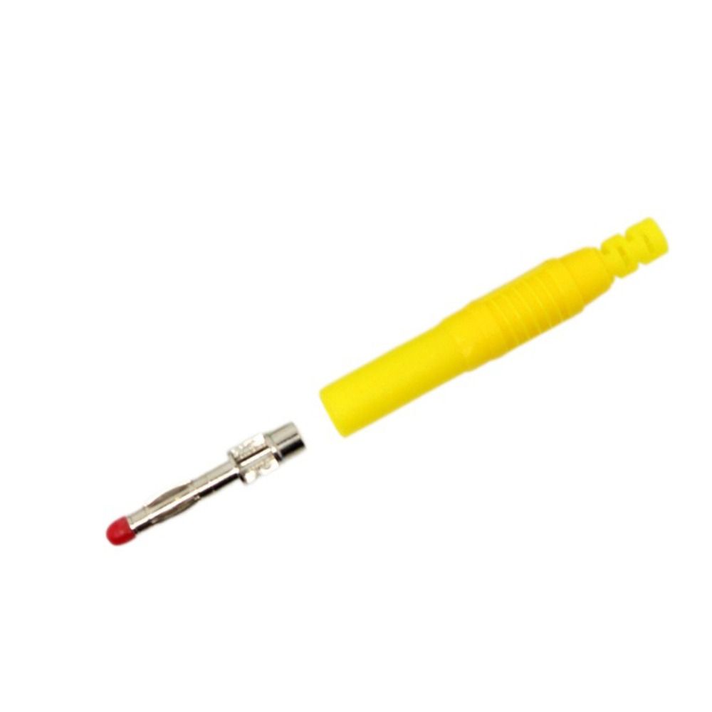 5pcs 4mm Plug Banana Socket Stackable Banana Jack Straight Banana Plug  For Instrumentation