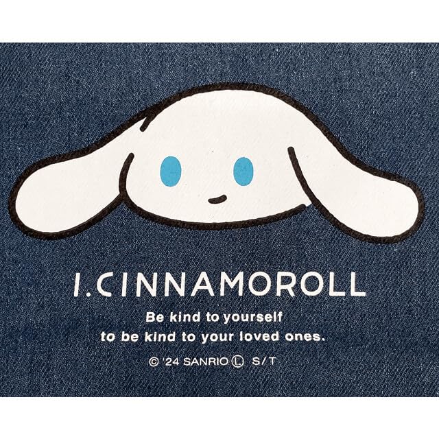 I.CINNAMOROLL Denim Shoulder Bag Kao Vintage Blue