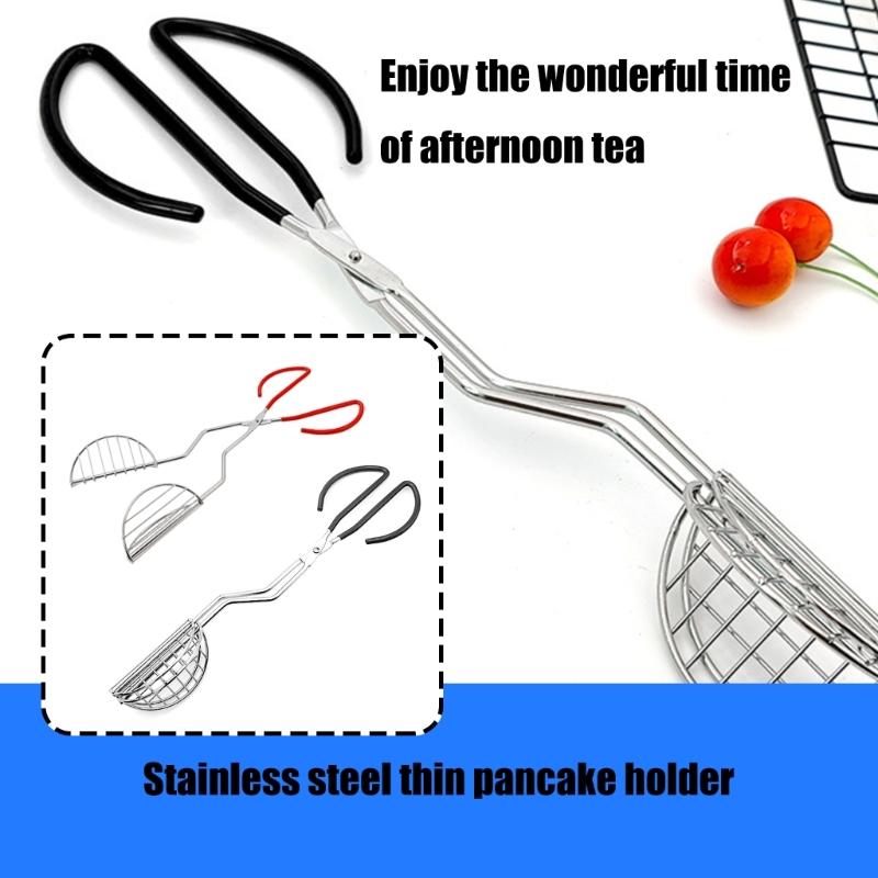 Functional 430 Nonrust Steel Clamp Tortillas Grip Tool Perfect For Shaping Tacos Quesadillas And Handmade Creation