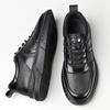 Fashion Men Formal Shoes Casual Business Leather Shoe British Style Student Business Black Lace Up Round To Comfort Outdoor Shoes Men