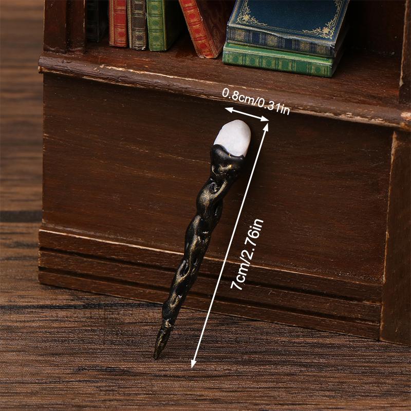 Dollhouse Wizarding World Scene Ornament Vintage Mini Magic Bottle Wand Model Dollhouse Retro Decoration Micro Scene Accessories