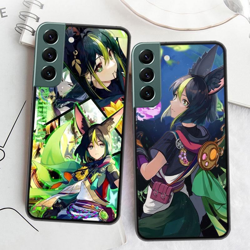 Genshin Impact Tighnari Phone Case For Samsung Galaxy S22 S25 Ultra S21 S10 Plus S26 Edge S20 S23 S24 FE Cover Silicone Soft