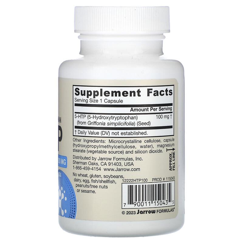 5-HTP, 100 Mg, 60 Veggie Capsules