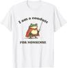 Ich bin ein Kanal für Unsinn Lustiges Frosch Meme Grafik Unisex T-Shirt