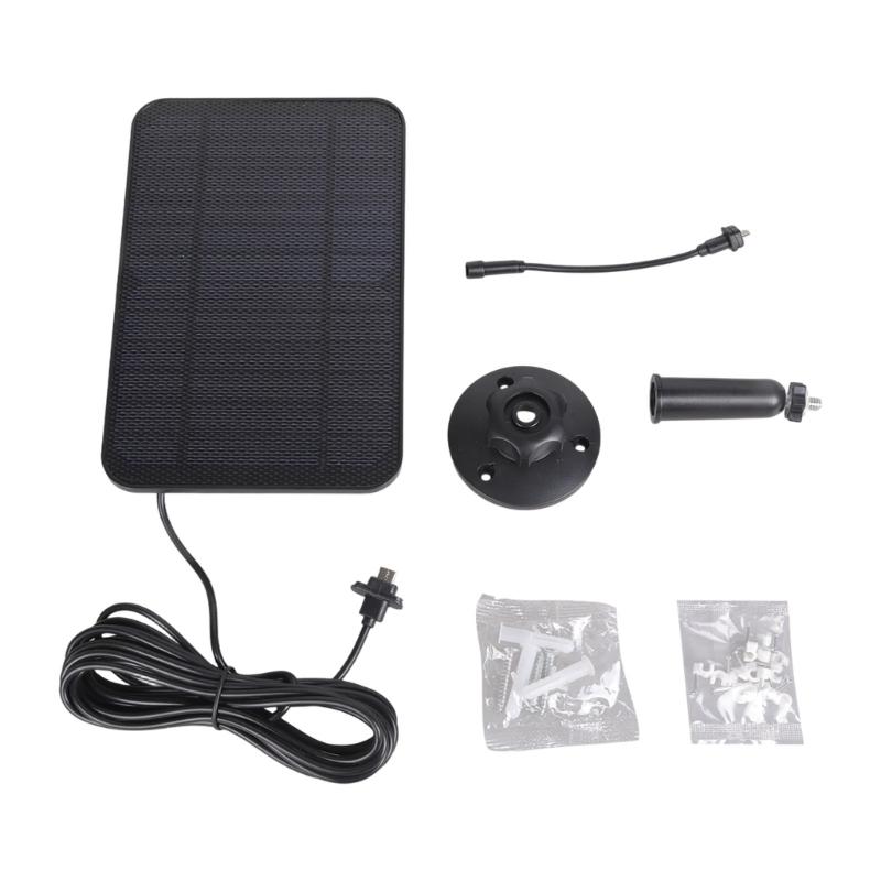 

Sun Energy Supply With 2000mAh Cell For Security Cameras Waterproof And Flexible Attachment Included 1