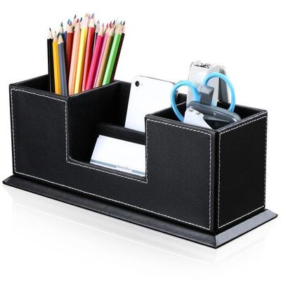 1 Stück Desktop-Stifthalter Schreibwarenhalter Bleistift Kosmetik Organizer für Schreibtisch Büro Schule Aufbewahrungskoffer Zubehör