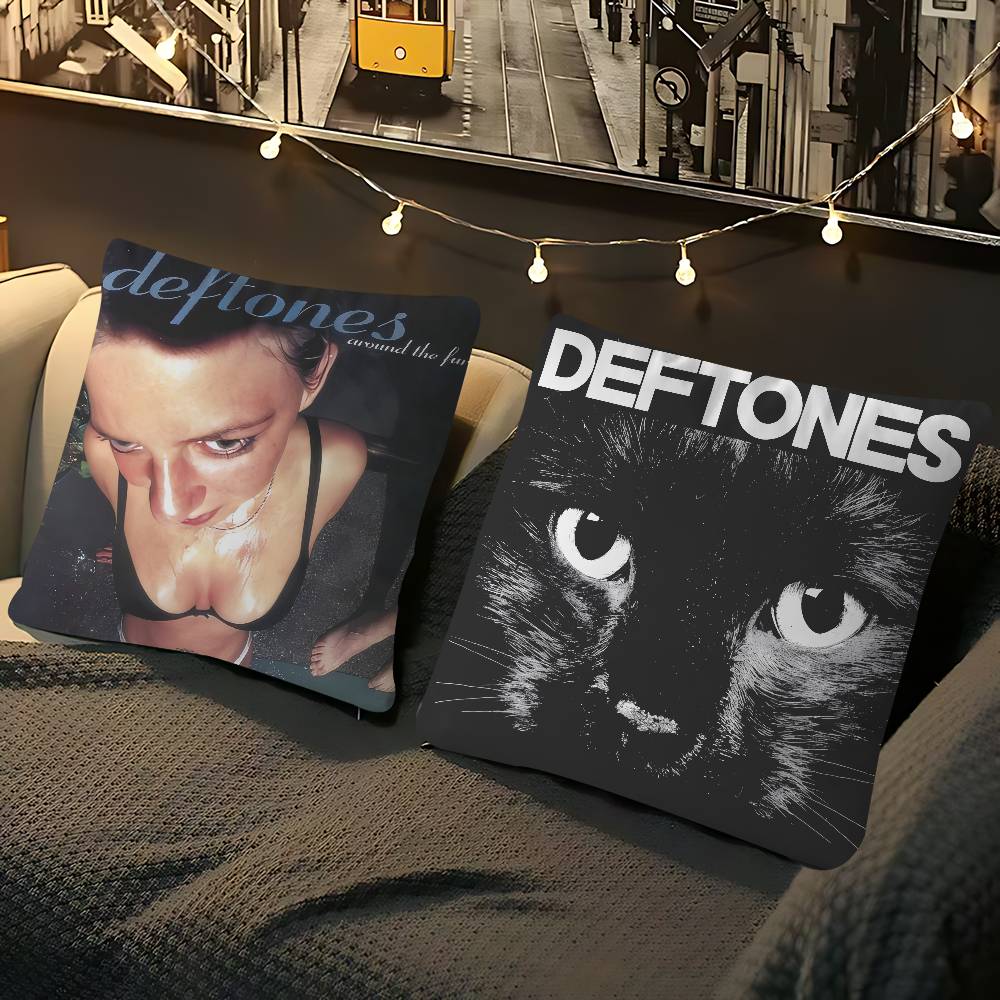 Deftones Music Pillow Cover Sofa Cushion Cover Home Room Decoration Children Gift