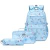 Waterproof Cartoon Student Backpack 3-Piece Set