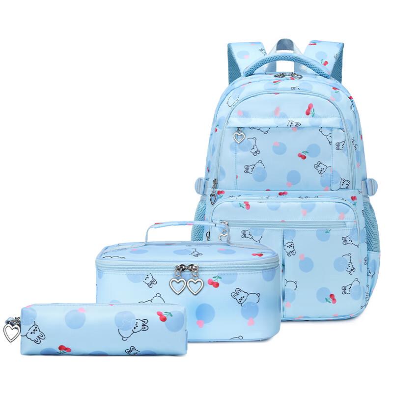 Waterproof Cartoon Student Backpack 3-Piece Set