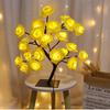 1pc LED Rose Flower Table Lamp - Romantic Fairy Lights with 24 LEDs, USB Powered, Valentine's Day, Christmas, Wedding, Bedroom Decoration, Night Light