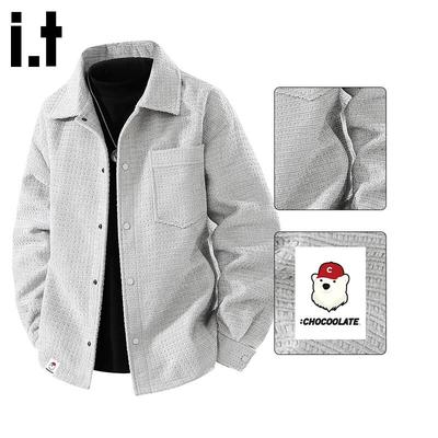 CHOCOOLATE Men's Loose Fit Lapel Jacket